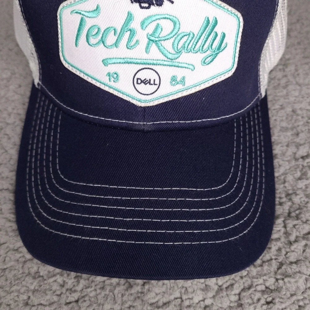 Tech Rally DELL‎ Computers Hat Cap INTEL Mesh Back Adjustable Snap Back